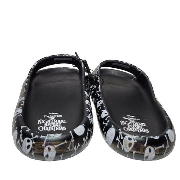 Disney Nightmare Before Christmas Slides Mens 12 Sandal Shoes Jack Skellington - Picture 6 of 12